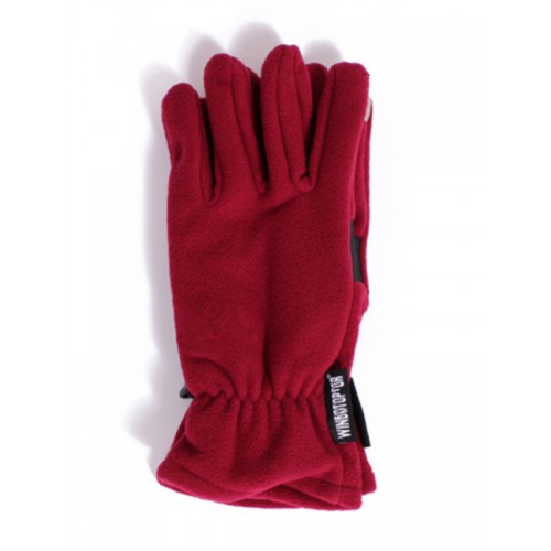 Fleece Text Gloves