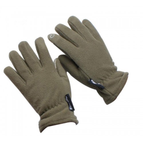 Fleece Text Gloves