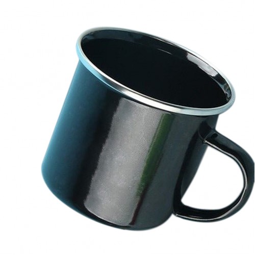 12oz enamel cup with handle